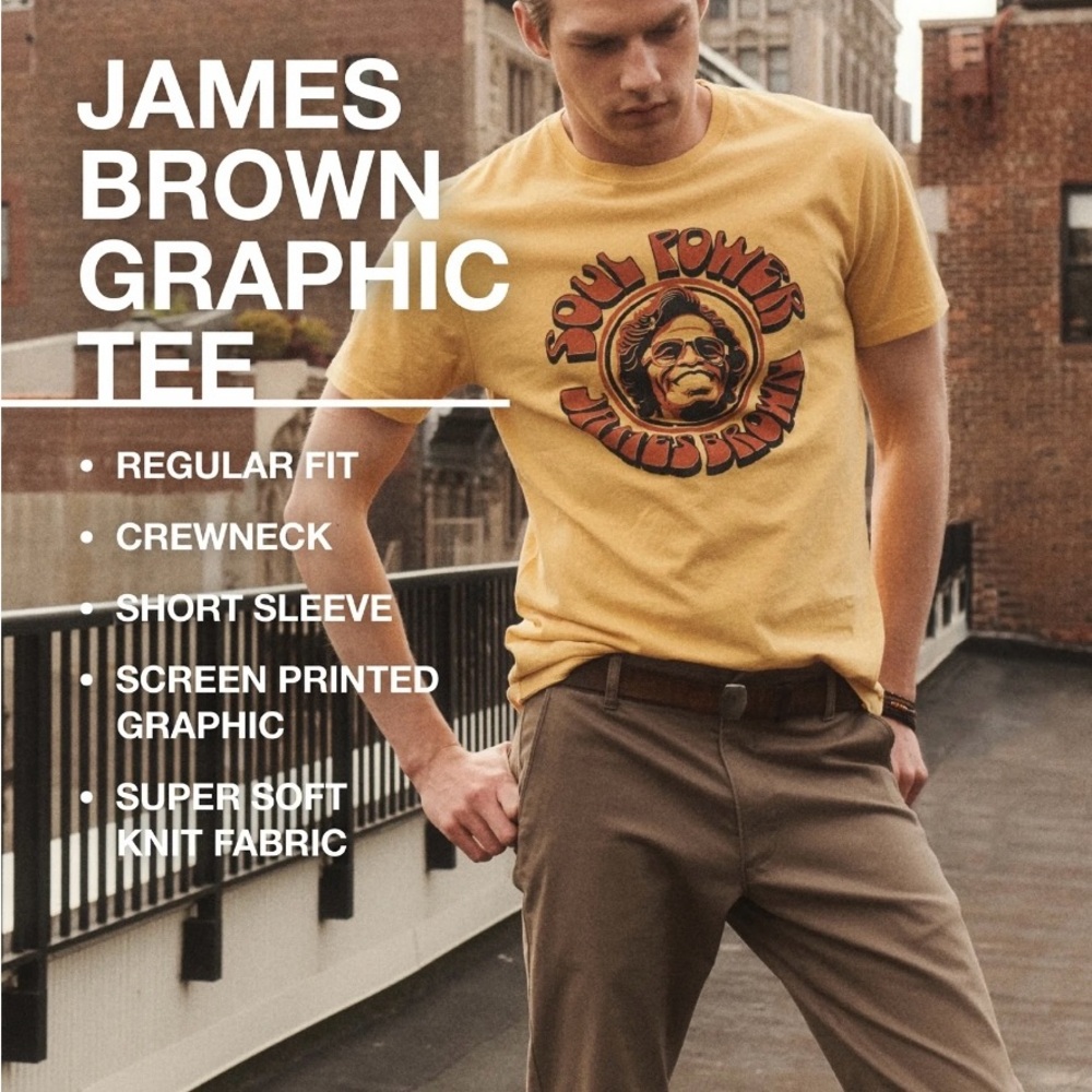 Lee Classic Fit Tee in Yellow